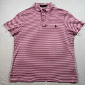 Polo Ralph Lauren Women's Pink Stopped Short Sleeve Polo L